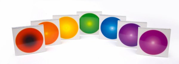 Original. Modern. Visually beautiful. Vibrant. Colour Breathing Disks for relaxation...